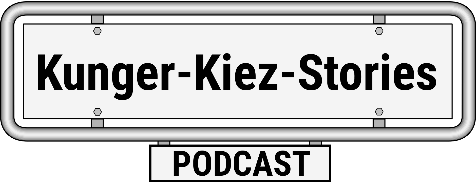 Logo for Kunger Kiez Stories // Podcast